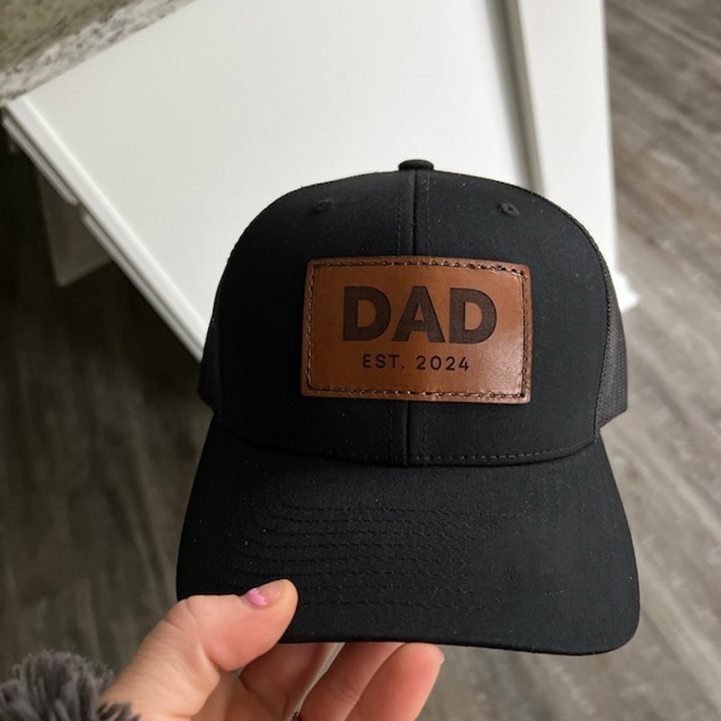 Personalized Dad Hat With Name and Year For A New Dad Father's Day Gift