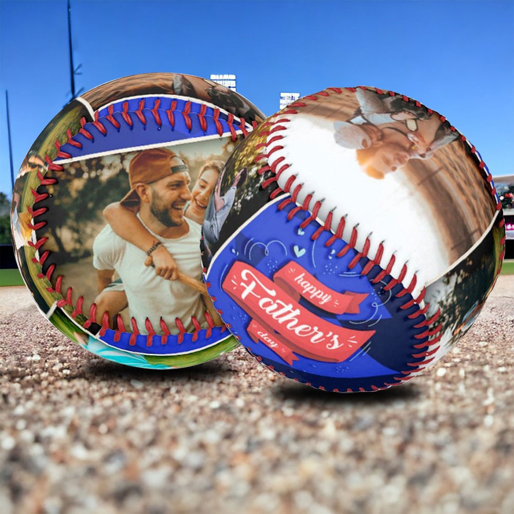 Custom Photo Baseball For Father's Day Gift