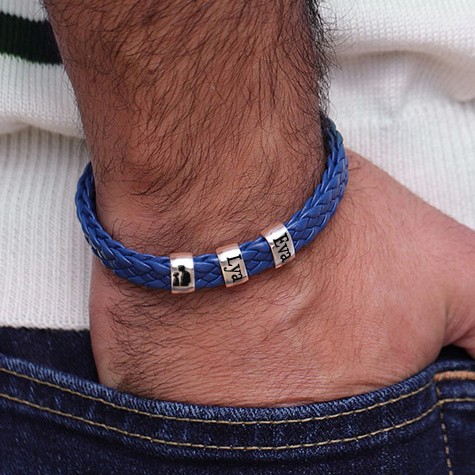 Personalized Men's Bead Bracelet Gift For Father's Day Gift Ideas