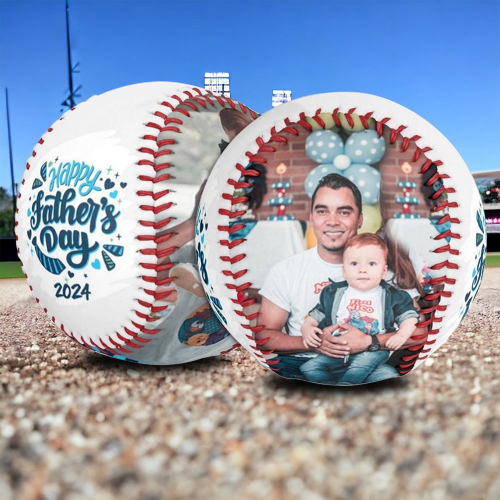 Custom Photo Baseball For Father's Day Gift