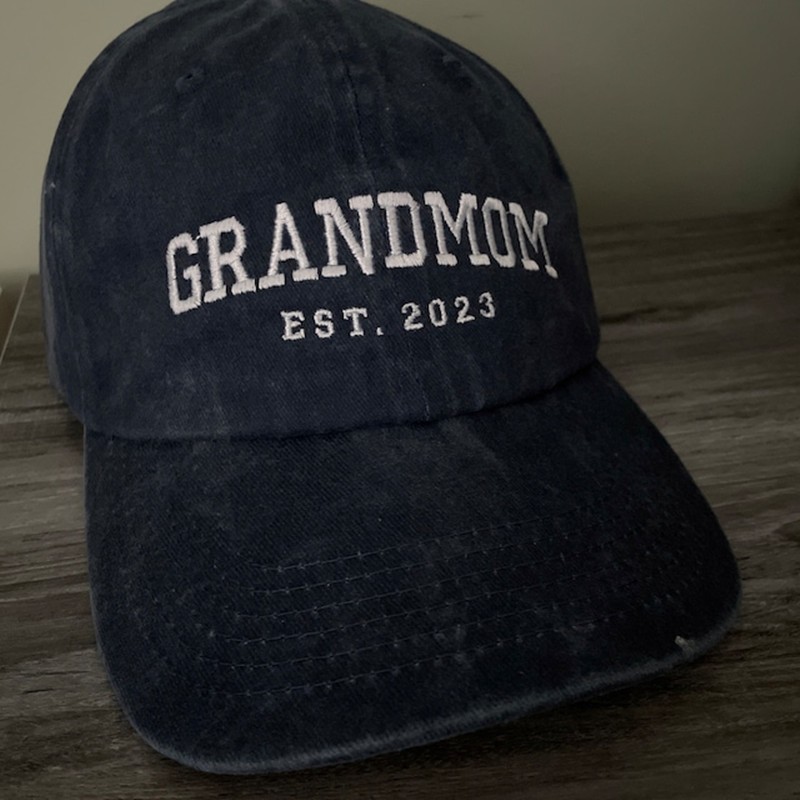 Custom Embroidered Grandma Cap For Anniversary Mother's Day Gift