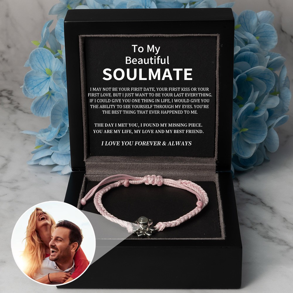 Personalized Photo Projection Bracelet Valentine's Day Anniversary Gift Ideas For Soulmate