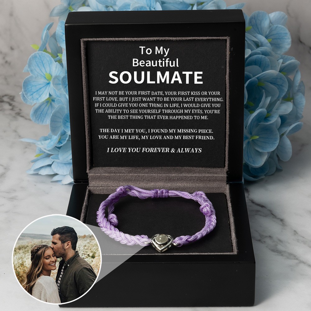 Personalized Photo Projection Bracelet Valentine's Day Anniversary Gift Ideas For Soulmate