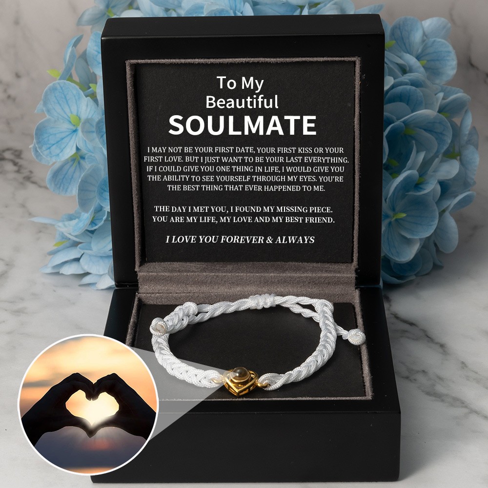 Personalized Photo Projection Bracelet Valentine's Day Anniversary Gift Ideas For Soulmate