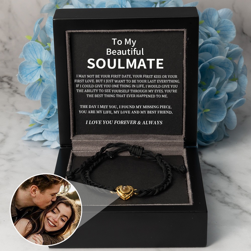 Personalized Photo Projection Bracelet Valentine's Day Anniversary Gift Ideas For Soulmate