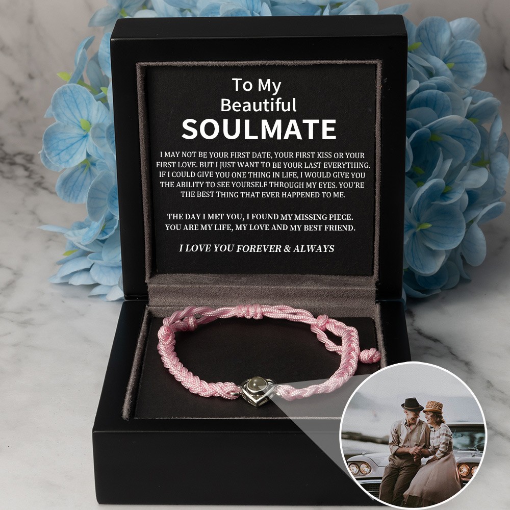 Personalized Photo Projection Bracelet Valentine's Day Anniversary Gift Ideas For Soulmate