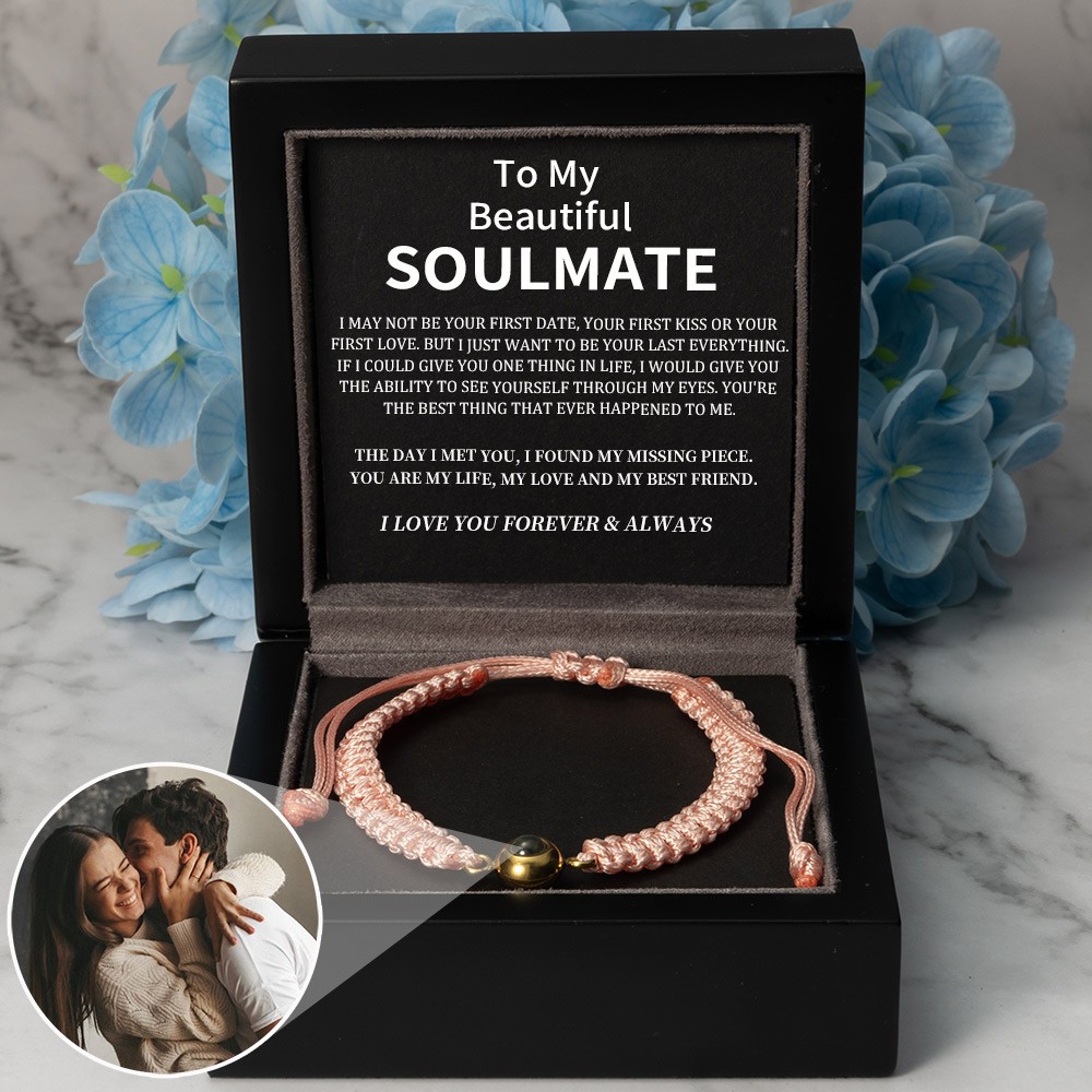 Personalized Photo Projection Bracelet Valentine's Day Anniversary Gift Ideas For Soulmate