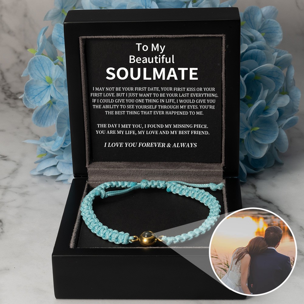 Personalized Photo Projection Bracelet Valentine's Day Anniversary Gift Ideas For Soulmate