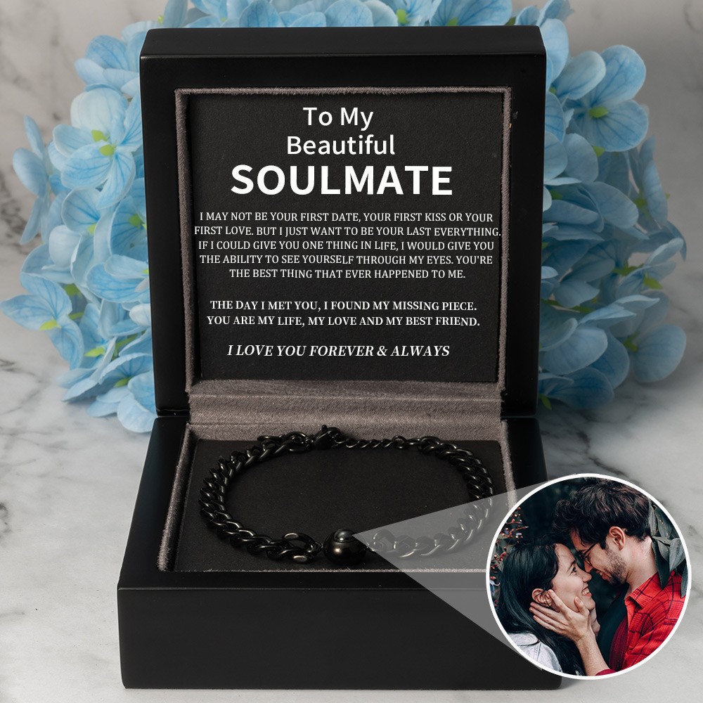 Personalized Photo Projection Bracelet Valentine's Day Anniversary Gift Ideas For Soulmate