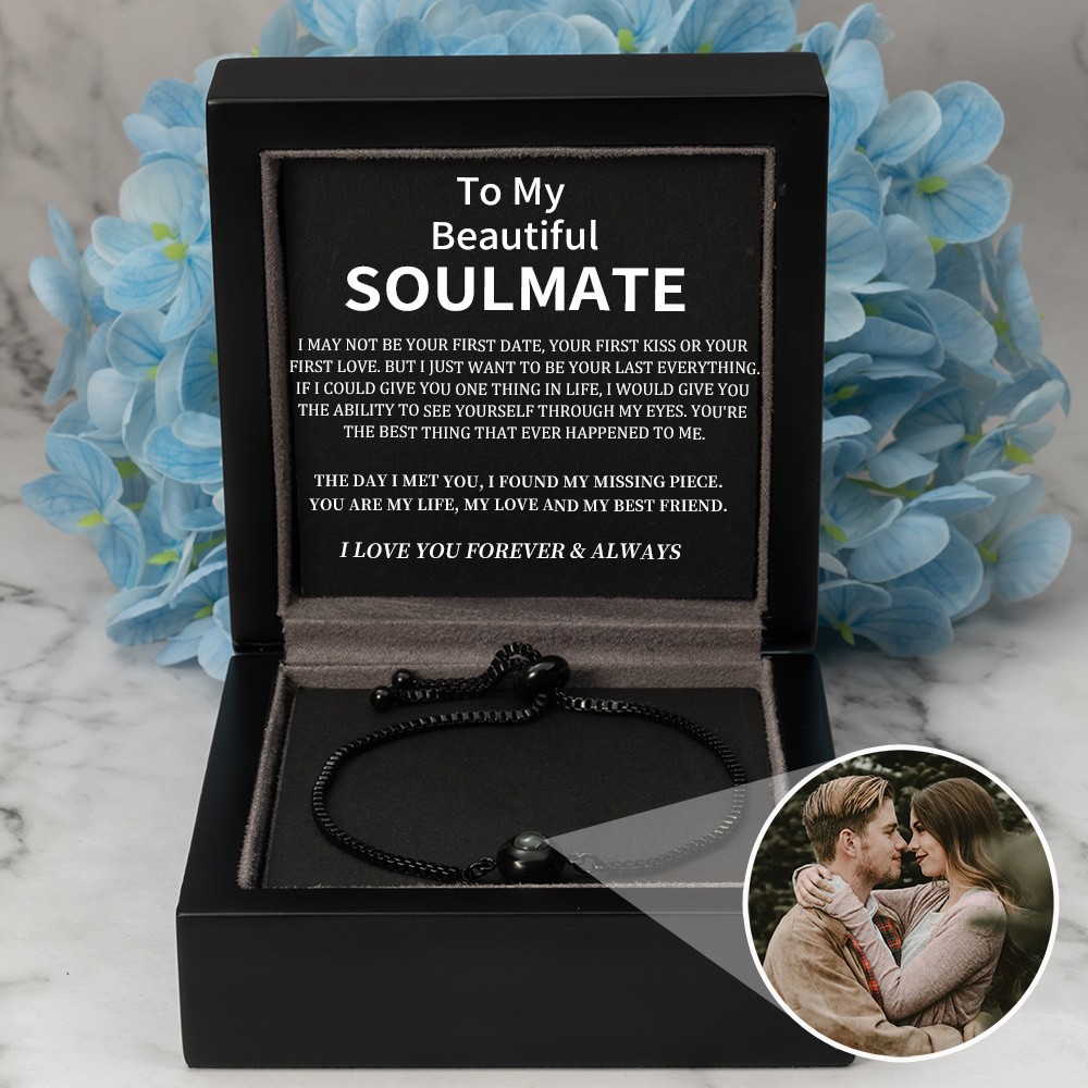 Personalized Photo Projection Bracelet Valentine's Day Anniversary Gift Ideas For Soulmate