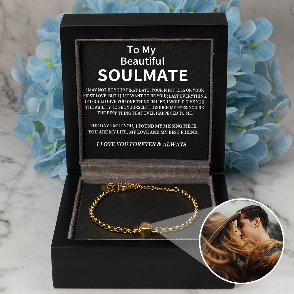 Personalized Photo Projection Bracelet Valentine's Day Anniversary Gift Ideas For Soulmate