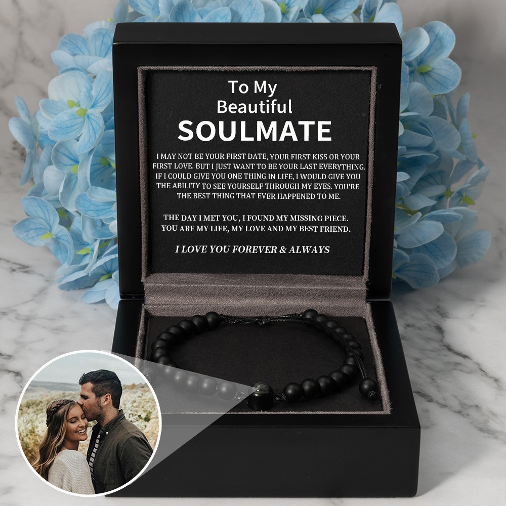 Personalized Photo Projection Bracelet Valentine's Day Anniversary Gift Ideas For Soulmate