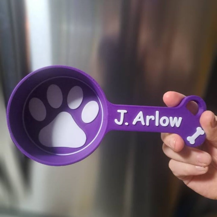 Personalized Pet Food Scoop With Pet Names For Pet Lovers Gift Ideas