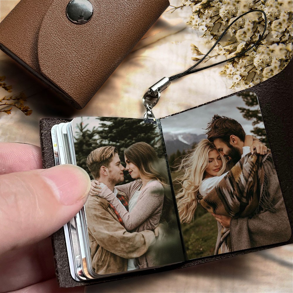 Custom Small Album Keychain For Him Her Valentine's Gift