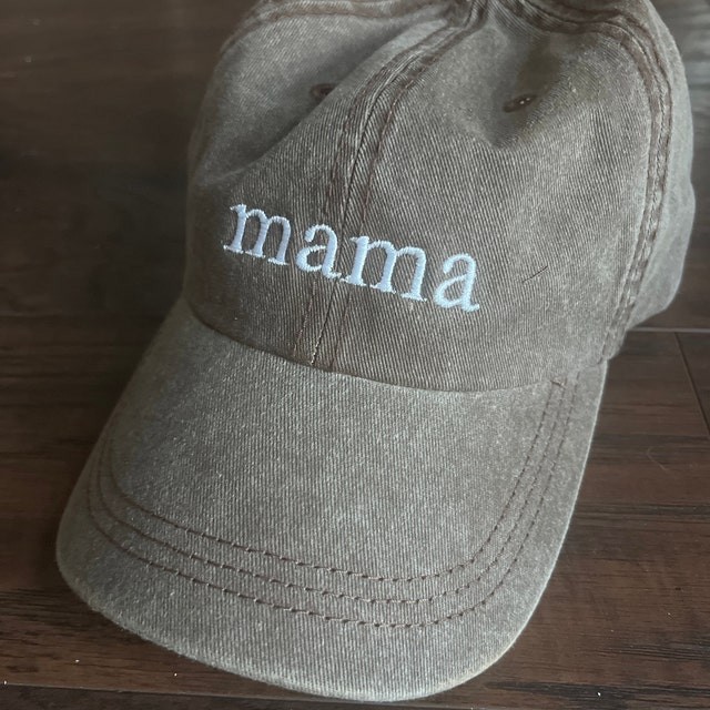 Custom Embroidered Mama Cap For Anniversary Birthday Mother's Day Gift