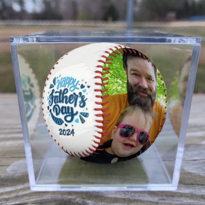 Custom Photo Baseball For Father's Day Gift