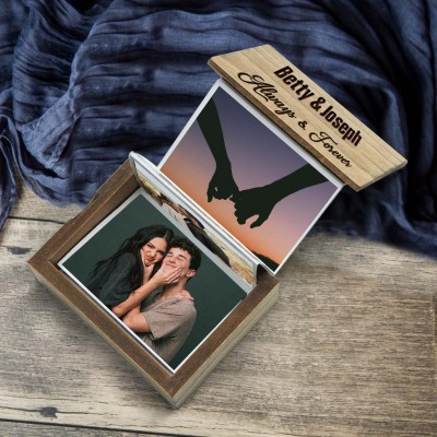 Personalized Pull Out Photo Box For Valentine's Day Birthday