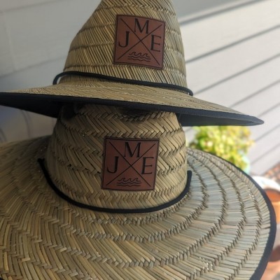 Personalized Name Patch Beach Straw Sun Hat