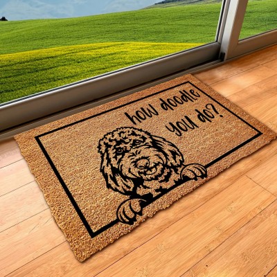 How Doodle You Do Doormat Welcome Housewarming Gift