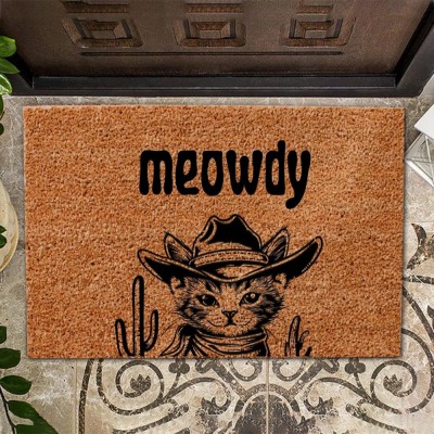 Personalized Dog Cat Pet Welcome Door Mat Housewarming New Home Gift