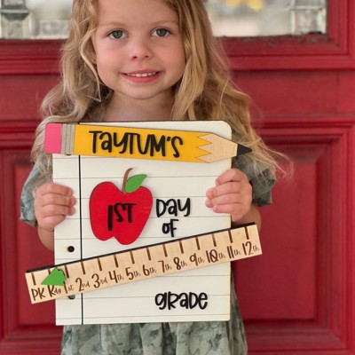 Personalized Interchangeable Back to School Sign Kit