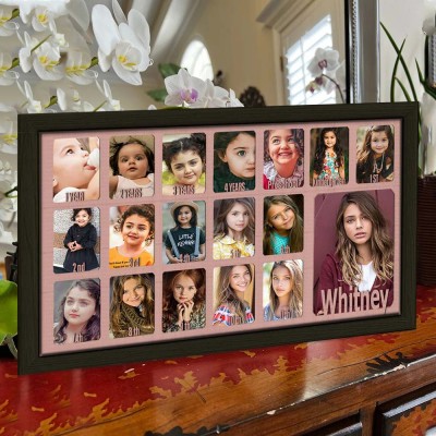 Personalized 3D K-12 School Years Photo Frame Display Back to School Gifts