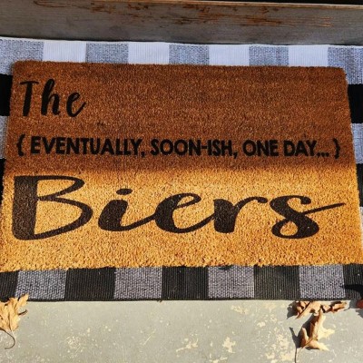 Personalized Welcome Door Mat Housewarming New Home Gift