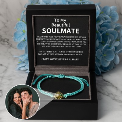 Personalized Photo Projection Bracelet Valentine's Day Anniversary Gift Ideas For Soulmate