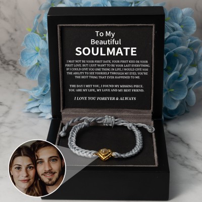 Personalized Photo Projection Bracelet Valentine's Day Anniversary Gift Ideas For Soulmate