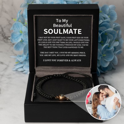 Personalized Photo Projection Bracelet Valentine's Day Anniversary Gift Ideas For Soulmate