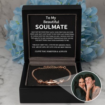 Personalized Photo Projection Bracelet Valentine's Day Anniversary Gift Ideas For Soulmate