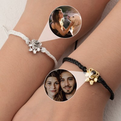 Personalized Pet Memorial Photo Projection Bracelet For Pet Lovers