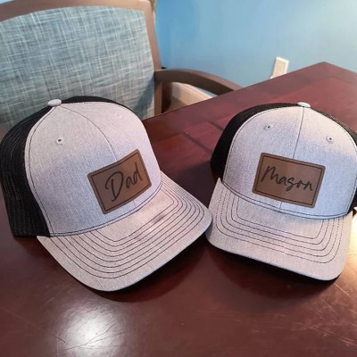 Personalized Dad Hat With Name and Year For A New Dad Father's Day Gift